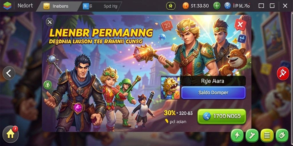 Leaderboard menunjukkan peringkat pemain terbaik setiap minggu.