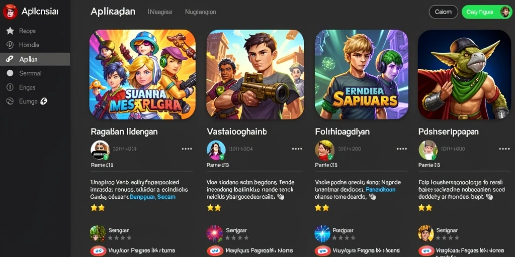 Grafik yang memukau dan efek suara yang menarik.