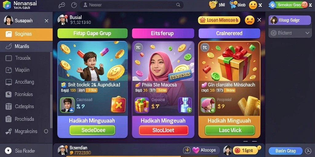 Mode permainan yang bervariasi dan menantang.