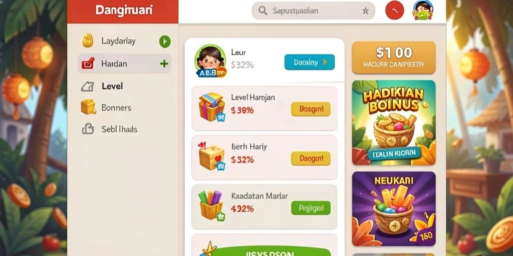 Beberapa alat dan item penting dalam permainan.