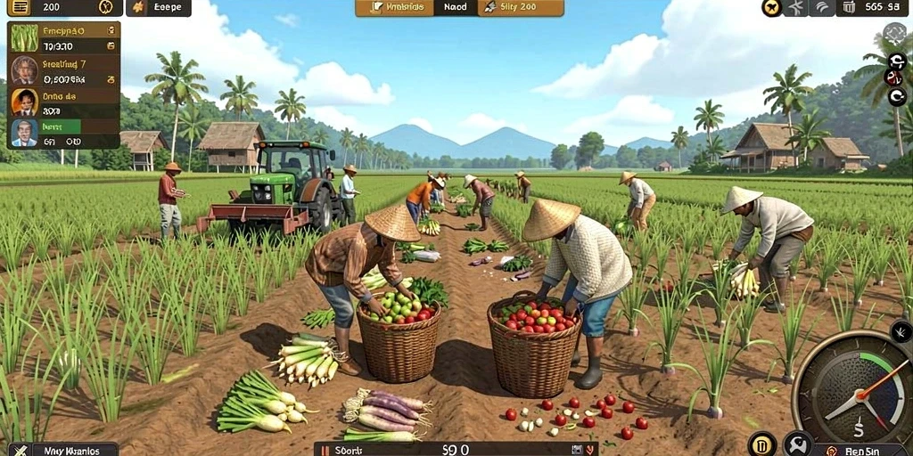 Pemandangan menawan dari level baru.